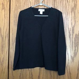 Black button down cardigan